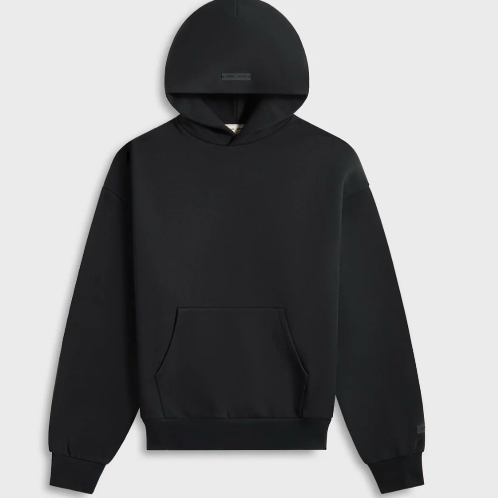 Fear of God EssentialsClassic Fit Fleece Hoodie 'Jet Black'MEN'S